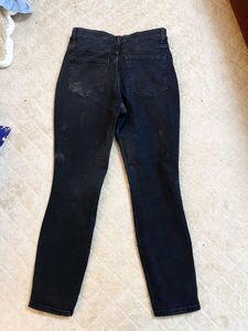 Dark Wash High-Waisted Denim Jeans