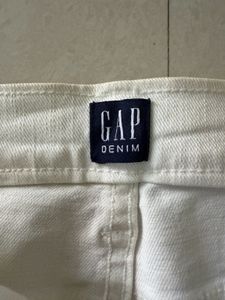 GAP White Denim Jeans