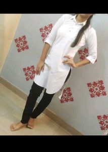 Classic White women's Kurta