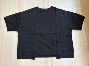Black Oversized Pocket T-Shirt