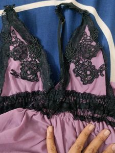 Lace Trimmed Nightgown