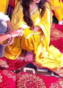 Haldi Suit  Punjabi Gotta
