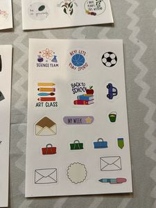 Factor Notes Cute Sticker Sheets Set Of 9