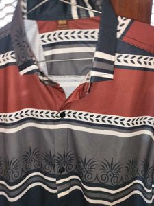 Retro Stripe Short Sleeve Shirt combo