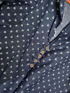 Stylish Blue Printed Kurta