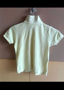 United Colors of Benetton Yellow Polo Shirt