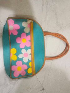 Floral Teal Handbag