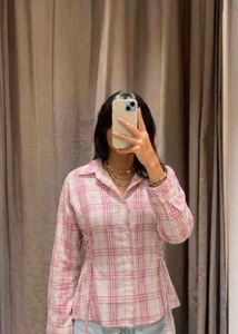 Chic Plaid Button-Up Top
