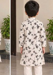 Boys Printed Kurta Set