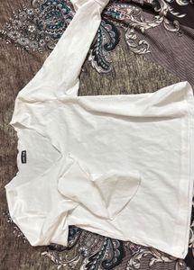 Women’s Solid White Flared Sleeve Top | Stylish Ro