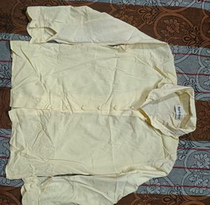Vintage Bartony Yellow Button-Up Shirt