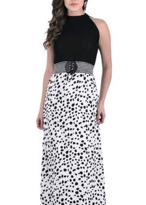 Chic Black &amp; White Maxi Dress