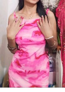 Stunning Pink Tie-Dye Midi Dress with Slit
