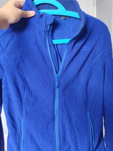 Decathlon Blue Fleece Zip-Up Jacket