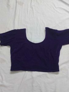 Purple Velvet Blouse