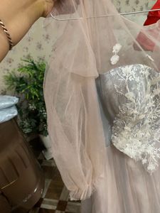 Elegant Tulle &amp; Lace Gown midi❤️🎀
