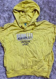 Lime Green Brooklyn Graphic Hoodie