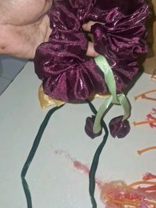 Cute Hair Bow &amp; Scrunchie Set 2