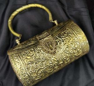 New Antique German Silver Clutch Bag
