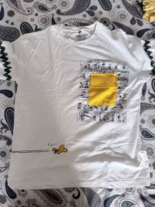 White Snoopy Woodstock Graphic Tee