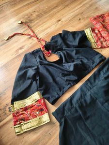 Elegant Red and Black chaniya Choli Set