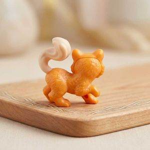 Cute Orange Cat Figurine