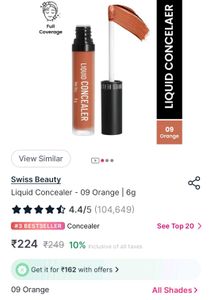 Swiss Beauty Full Coverage Concealer