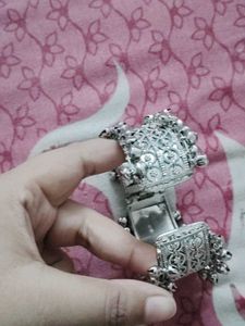 Oxidized Silver Bracelet