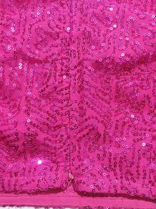 Pink NET Fabric Blouse