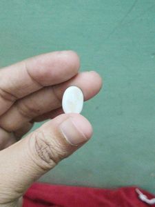 Elegant Oval White Stone Ring