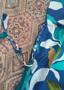 prettyyy printed cotton kurti with side tassels🦋�