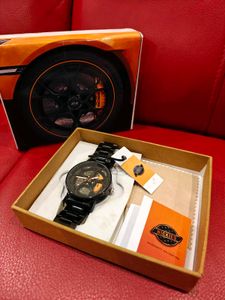 Nickies men's wheel watch