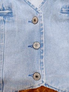 Windsor Light Wash Denim Vest