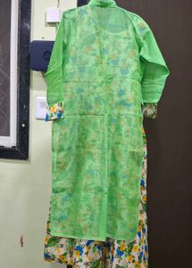 Floral Print Ethnic Gown