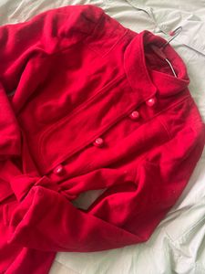 Red Belted Coat