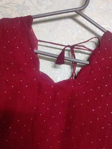 Maroon Kurta sets