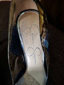 Jessica Simpson Snakeskin Heels