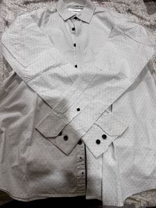 Men's Slim Fit Patterned Dress Shirt