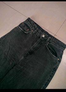 Ripped Charcoal Light Faded Denim