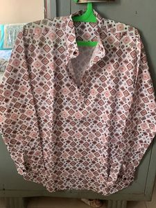 Patterned Long Sleeve Shirt