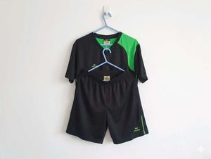 Fenta Black & Green athletic Jersey set