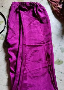 Vibrant Fuchsia Silk Palazzo Pants