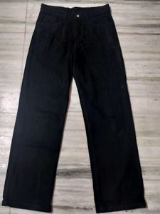 Dark Wash Wide Leg Jeans Black only need to iron