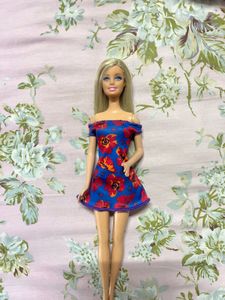 Barbie Doll in Floral Dress