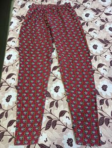 Maroon Floral Print Kurta Set