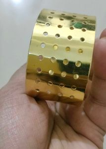 Gold Tone Cuff Bracelet