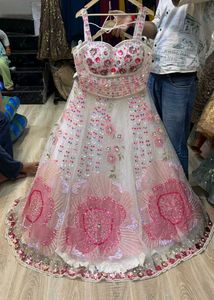 ✨️Blossom Mist Pdp Lehenga with Sequin, Bead Work✨
