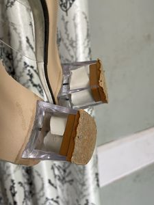 Transparent Strap Heels 👠