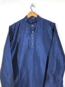 Navy Blue Ethnic Wear Kurta(Men’s)