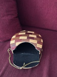 Wood sling bag